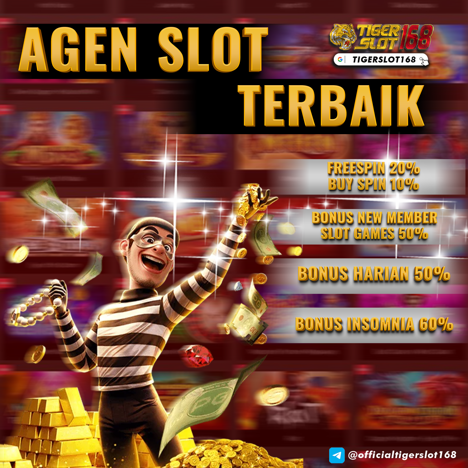 TIGERSLOT168: Link Slot Gacor Gampang Maxwin Terbaru Tigerslot